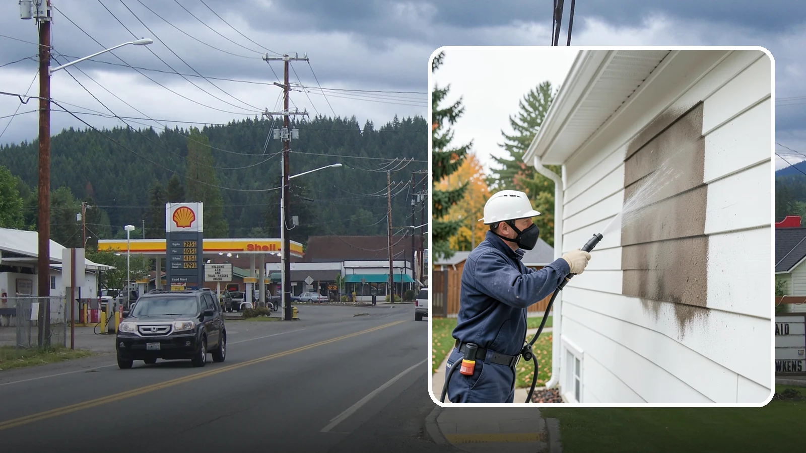 Soft Washing in Granite Falls, Snohomish County, WA - Soft washing cleans delicate exterior surfaces with low pressure and specialized solutions rather than the force of a pressure...