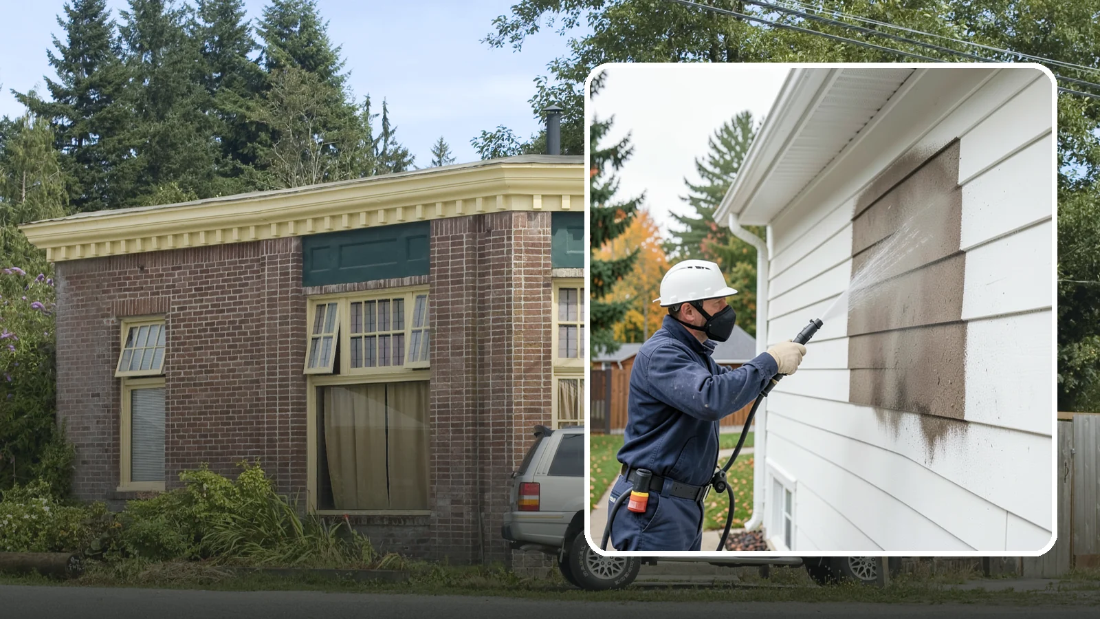 Soft Washing in Hamilton, Skagit County, WA - Soft washing cleans delicate exterior surfaces with low pressure and specialized solutions rather than the force of a pressure...