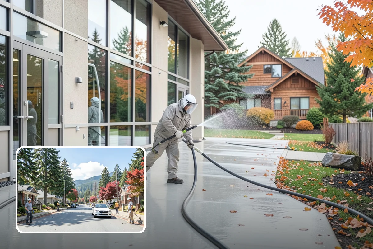 Soft Washing in Hunts Point, King County, WA - Cleans without the surface damage high pressure can cause