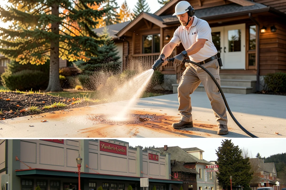 Soft Washing in Issaquah, King County, WA - Effective through most of the year in Washington, though the damp spring and fall growing seasons are when soft washing pays off...