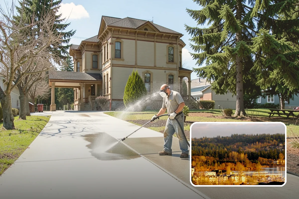 Soft Washing in Kenmore, King County, WA - Cleans without the surface damage high pressure can cause