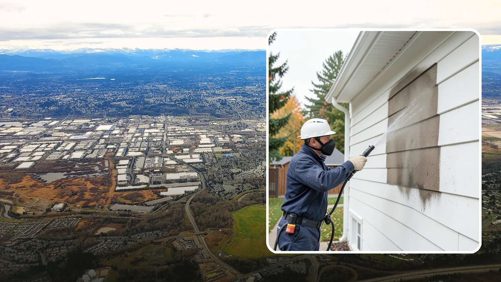 Soft Washing in Kent, King County, WA - Soft washing cleans delicate exterior surfaces with low pressure and specialized solutions rather than the force of a pressure...