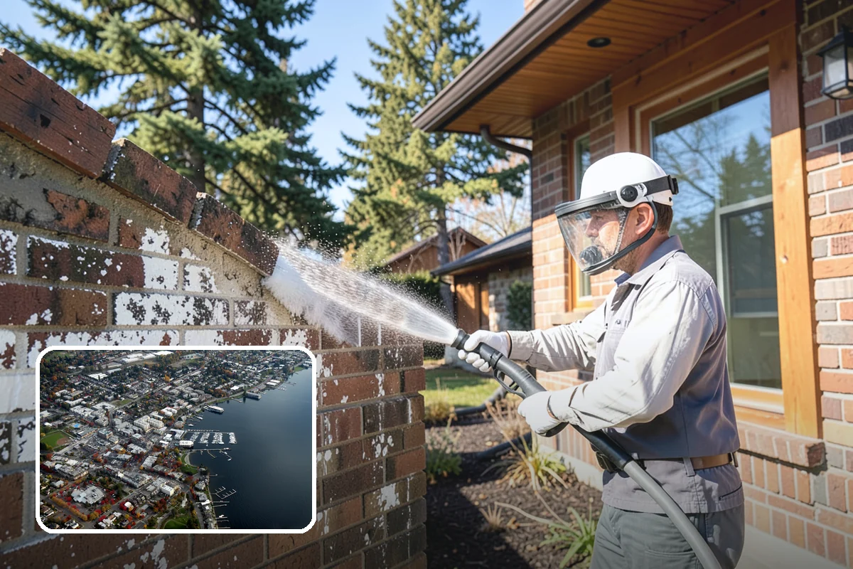 Soft Washing in Kirkland, King County, WA - Cleans without the surface damage high pressure can cause