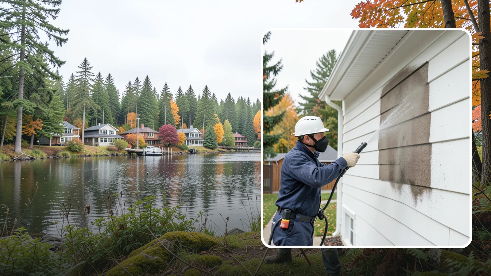 Soft Washing in La Conner, Skagit County, WA - Soft washing cleans delicate exterior surfaces with low pressure and specialized solutions rather than the force of a pressure...