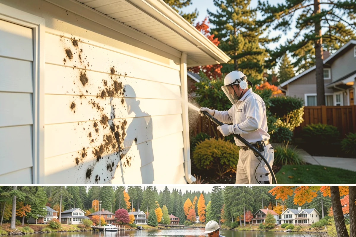 Soft Washing in La Conner, Skagit County, WA - Effective through most of the year in Washington, though the damp spring and fall growing seasons are when soft washing pays off...