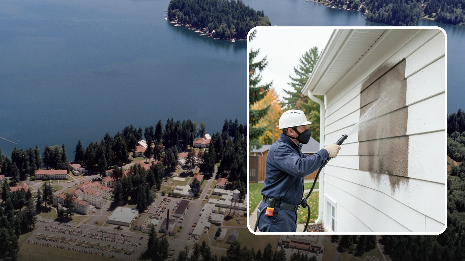 Soft Washing in Lakewood, Pierce County, WA - Soft washing cleans delicate exterior surfaces with low pressure and specialized solutions rather than the force of a pressure...