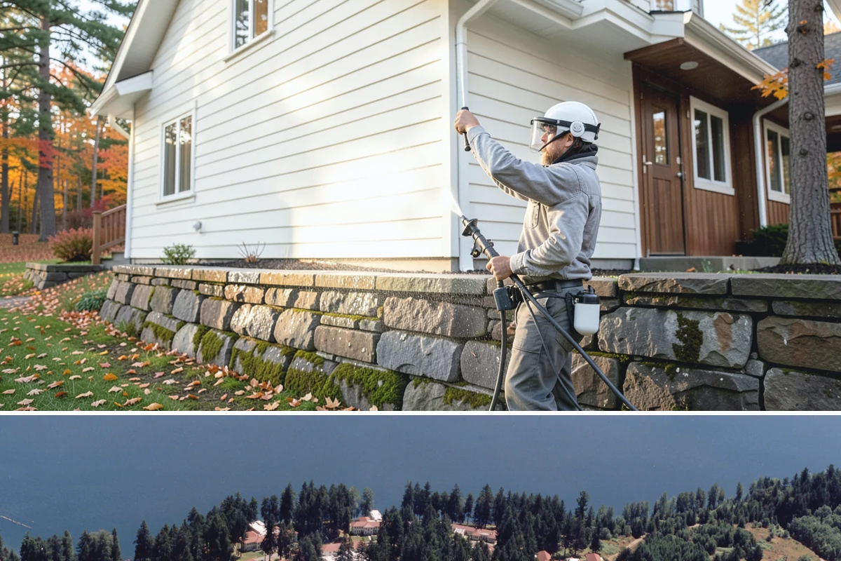 Soft Washing in Lakewood, Pierce County, WA - Effective through most of the year in Washington, though the damp spring and fall growing seasons are when soft washing pays off...