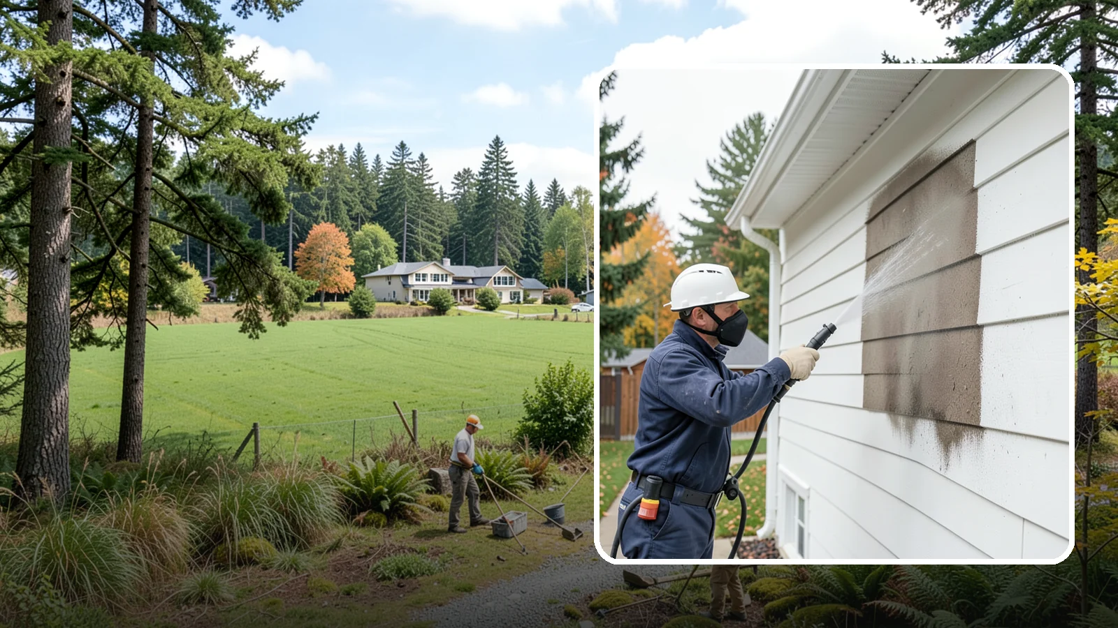Soft Washing in Lyman, Skagit County, WA - Soft washing cleans delicate exterior surfaces with low pressure and specialized solutions rather than the force of a pressure...
