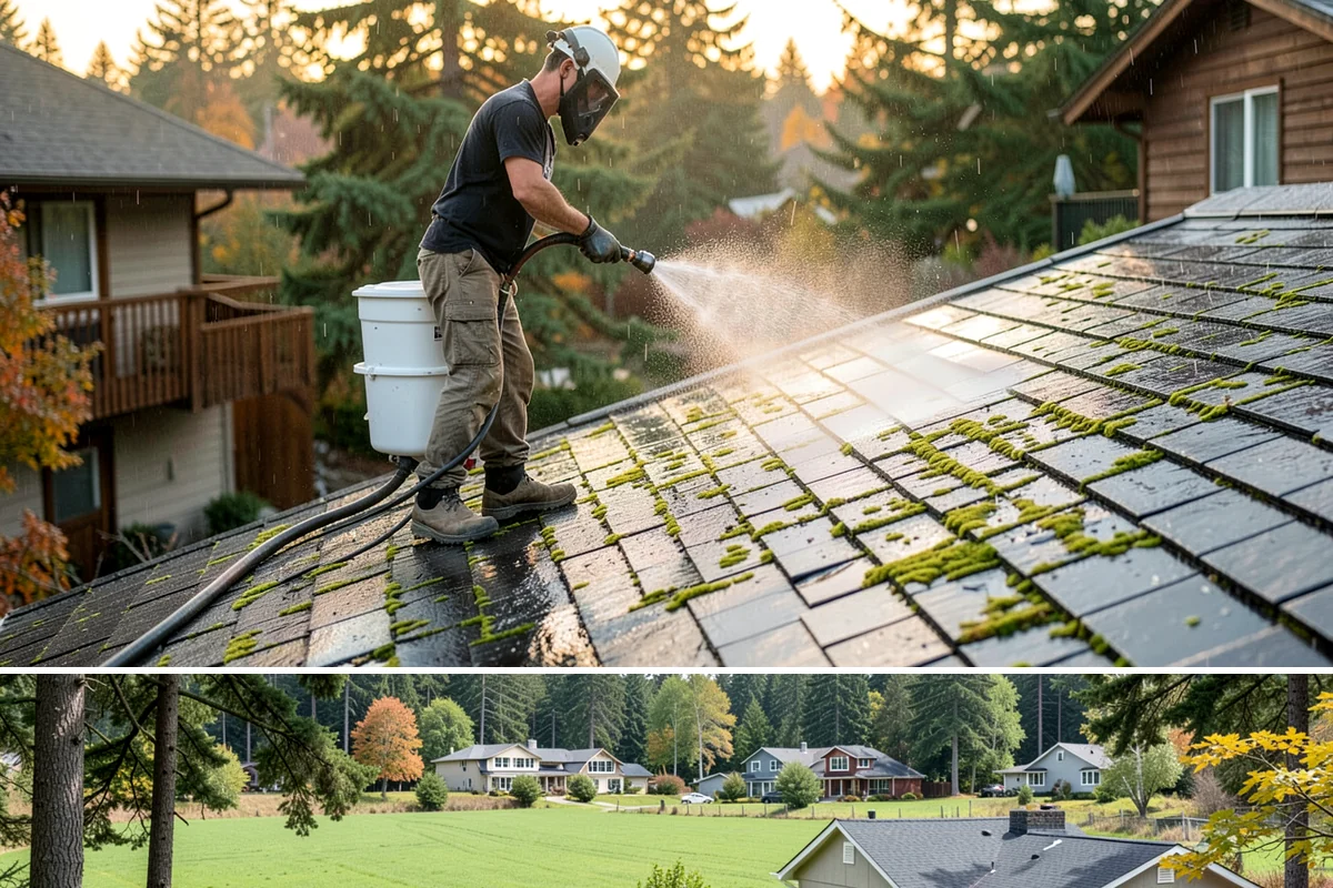 Soft Washing in Lyman, Skagit County, WA - Effective through most of the year in Washington, though the damp spring and fall growing seasons are when soft washing pays off...