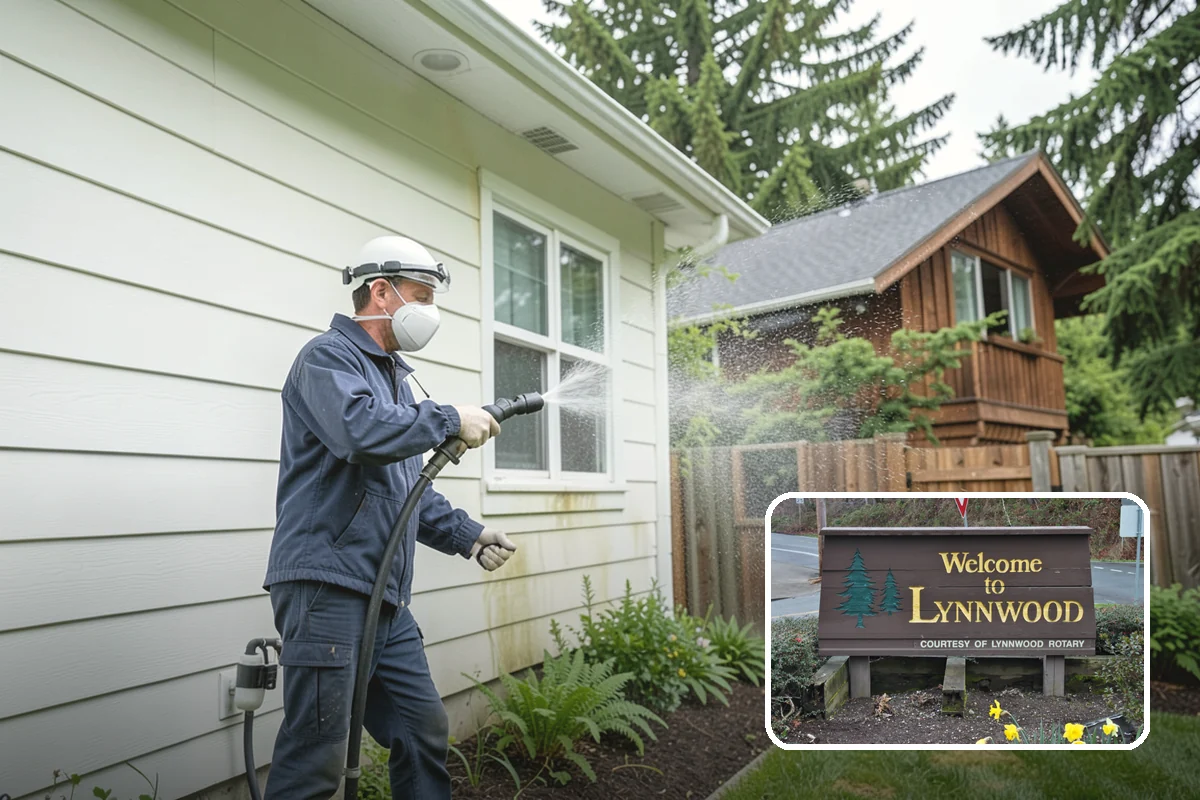 Soft Washing in Lynnwood, Snohomish County, WA - Cleans without the surface damage high pressure can cause