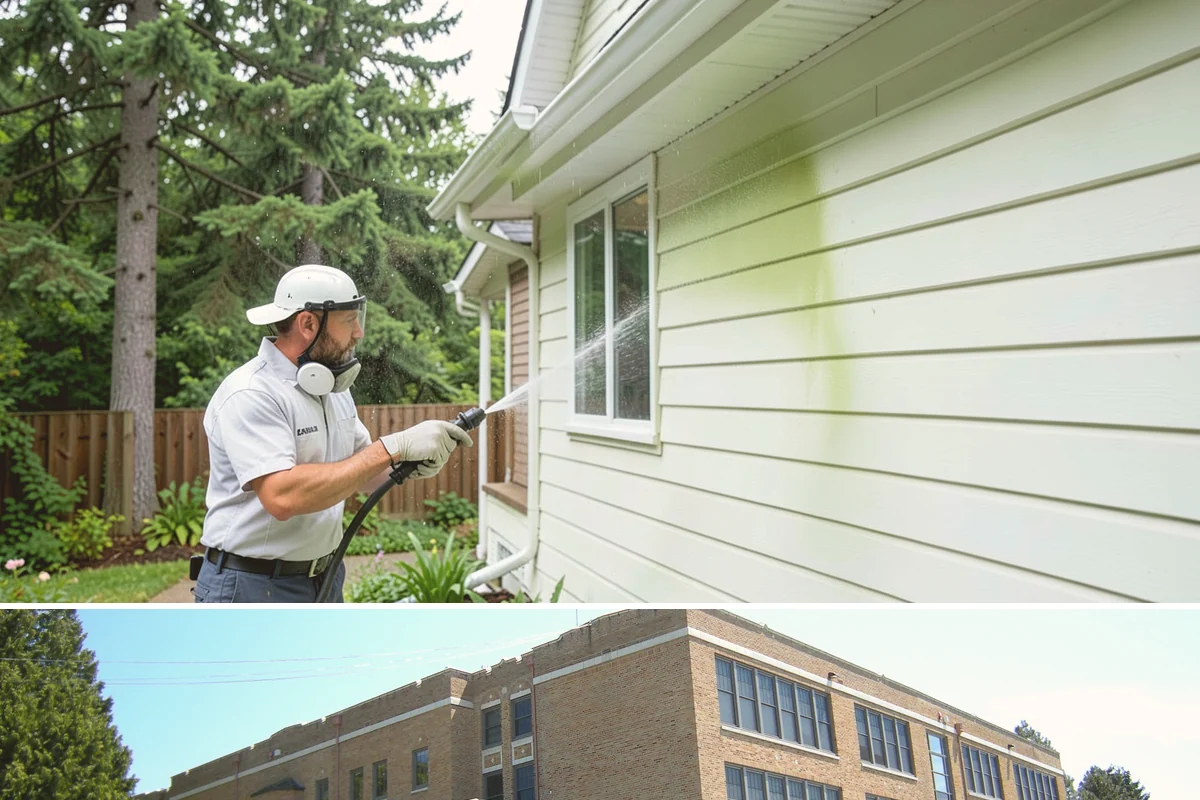 Soft Washing in Maple Valley, King County, WA - Effective through most of the year in Washington, though the damp spring and fall growing seasons are when soft washing pays off...