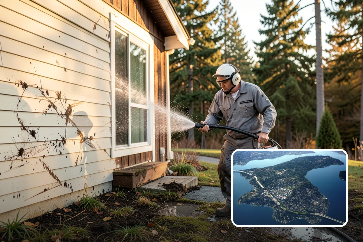 Soft Washing in Mercer Island, King County, WA - Cleans without the surface damage high pressure can cause