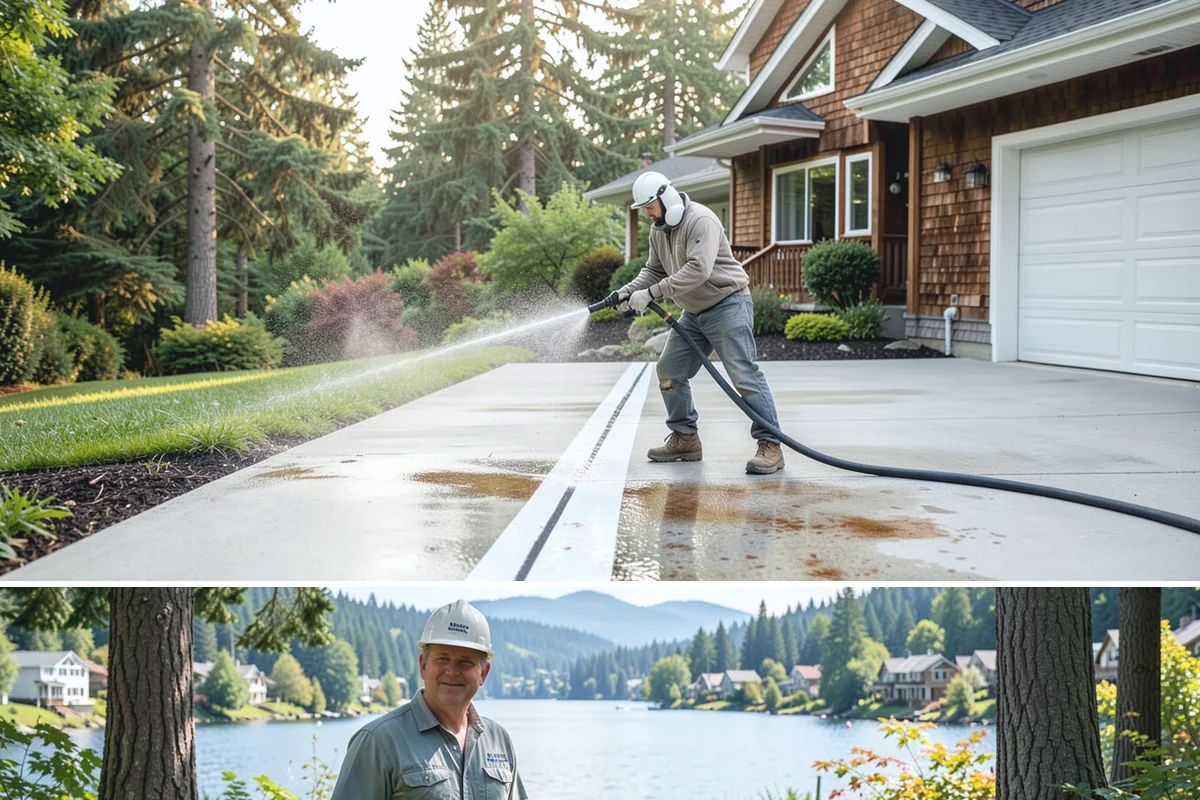 Soft Washing in Milton, King County, WA - Effective through most of the year in Washington, though the damp spring and fall growing seasons are when soft washing pays off...