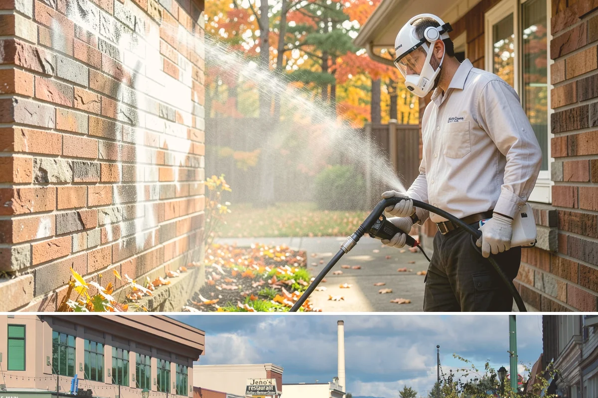 Soft Washing in Monroe, Snohomish County, WA - Effective through most of the year in Washington, though the damp spring and fall growing seasons are when soft washing pays off...