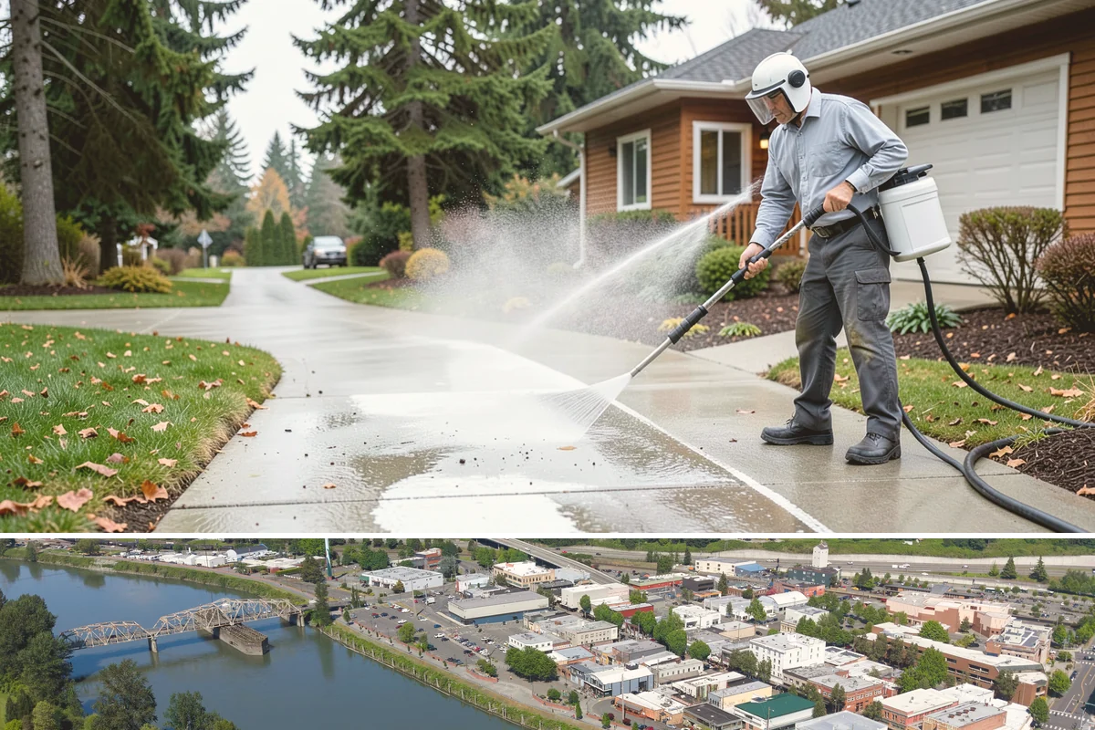 Soft Washing in Mount Vernon, Skagit County, WA - Effective through most of the year in Washington, though the damp spring and fall growing seasons are when soft washing pays off...