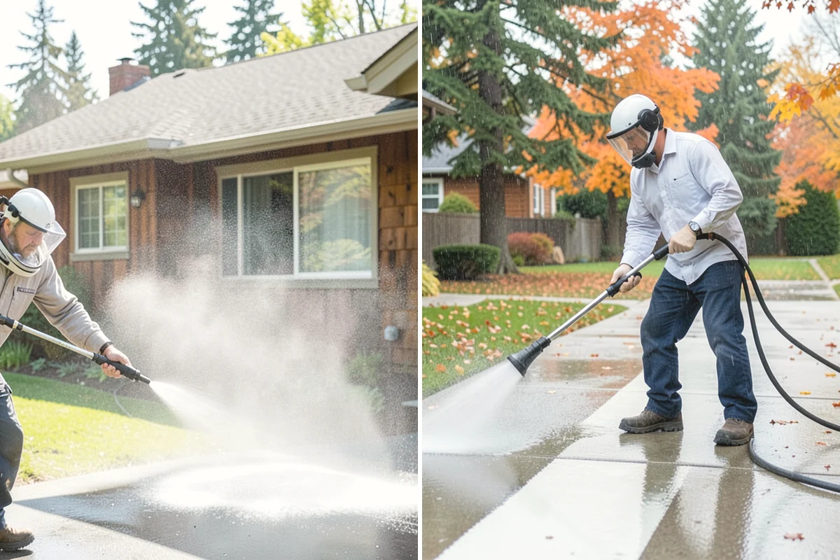 Soft Washing in Mountlake Terrace, Snohomish County, WA - Inspect the surface and identify the organic growth present