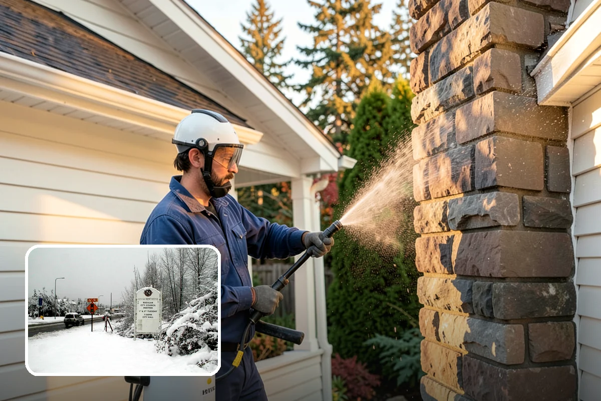 Soft Washing in Newcastle, King County, WA - Cleans without the surface damage high pressure can cause