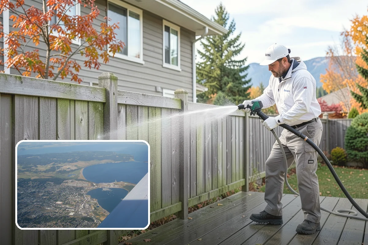 Soft Washing in Oak Harbor, Island County, WA - Cleans without the surface damage high pressure can cause