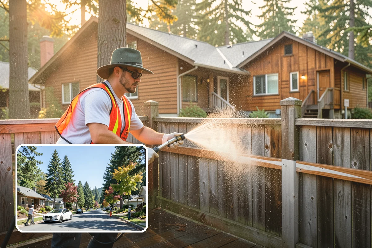 Soft Washing in Orting, Pierce County, WA - Cleans without the surface damage high pressure can cause