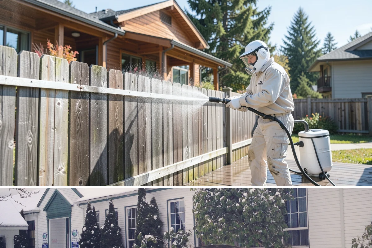 Soft Washing in Pacific, King County, WA - Effective through most of the year in Washington, though the damp spring and fall growing seasons are when soft washing pays off...