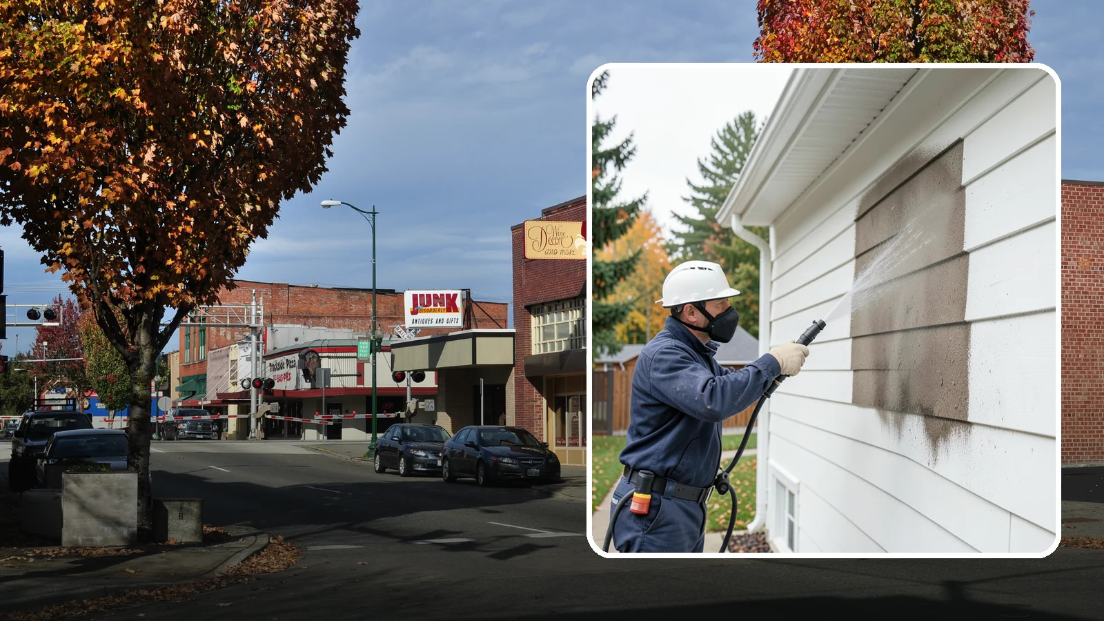 Soft Washing in Puyallup, Pierce County, WA - Soft washing cleans delicate exterior surfaces with low pressure and specialized solutions rather than the force of a pressure...