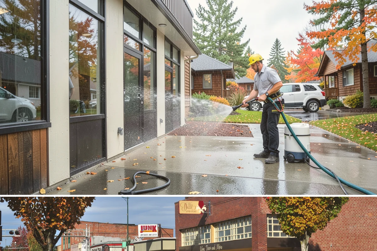 Soft Washing in Puyallup, Pierce County, WA - Effective through most of the year in Washington, though the damp spring and fall growing seasons are when soft washing pays off...
