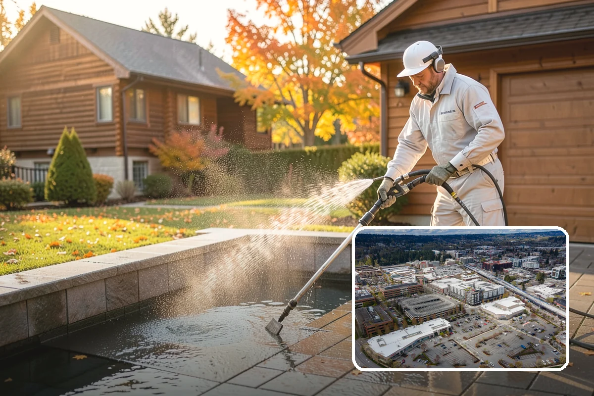 Soft Washing in Redmond, King County, WA - Cleans without the surface damage high pressure can cause