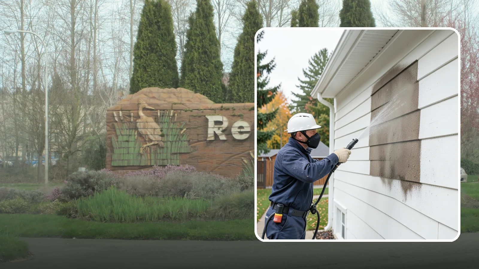 Soft Washing in Renton, King County, WA - Soft washing cleans delicate exterior surfaces with low pressure and specialized solutions rather than the force of a pressure...