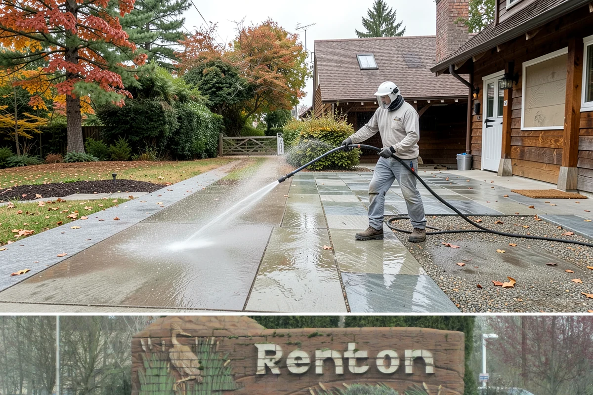 Soft Washing in Renton, King County, WA - Effective through most of the year in Washington, though the damp spring and fall growing seasons are when soft washing pays off...