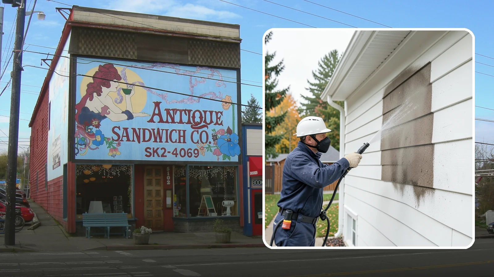 Soft Washing in Ruston, Pierce County, WA - Soft washing cleans delicate exterior surfaces with low pressure and specialized solutions rather than the force of a pressure...