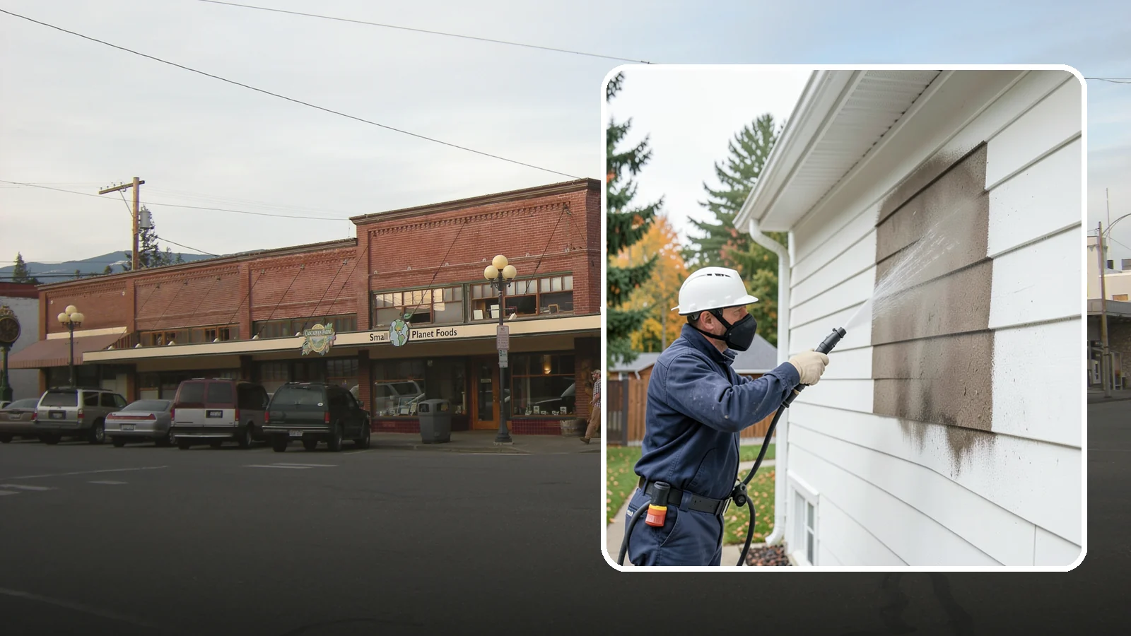 Soft Washing in Sedro-Woolley, Skagit County, WA - Soft washing cleans delicate exterior surfaces with low pressure and specialized solutions rather than the force of a pressure...