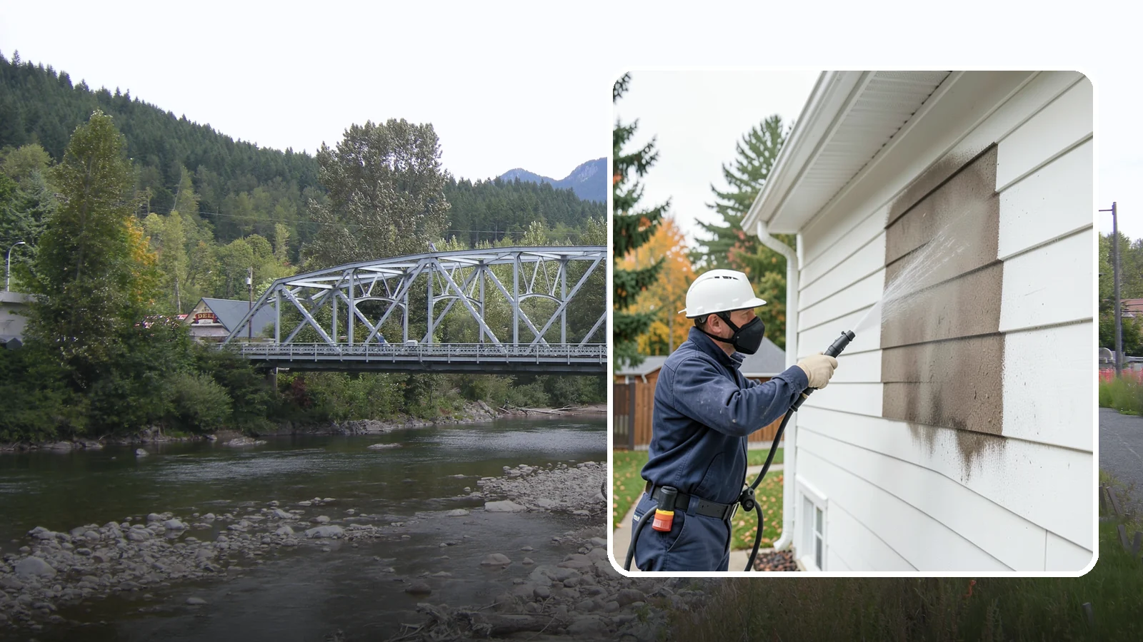 Soft Washing in Skykomish, King County, WA - Soft washing cleans delicate exterior surfaces with low pressure and specialized solutions rather than the force of a pressure...