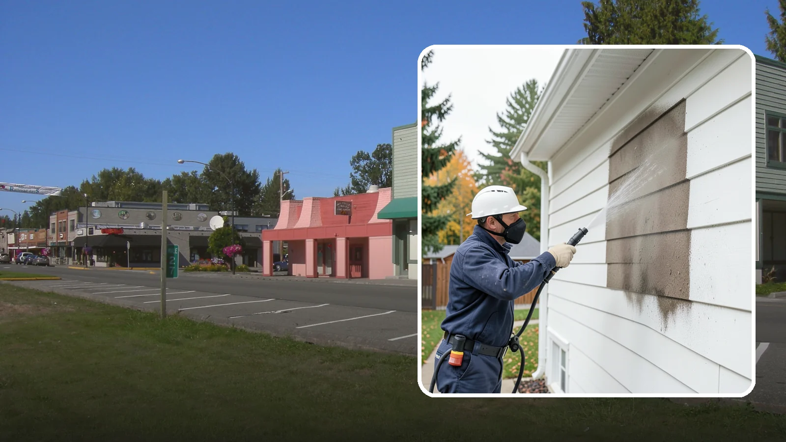 Soft Washing in Snoqualmie, King County, WA - Soft washing cleans delicate exterior surfaces with low pressure and specialized solutions rather than the force of a pressure...
