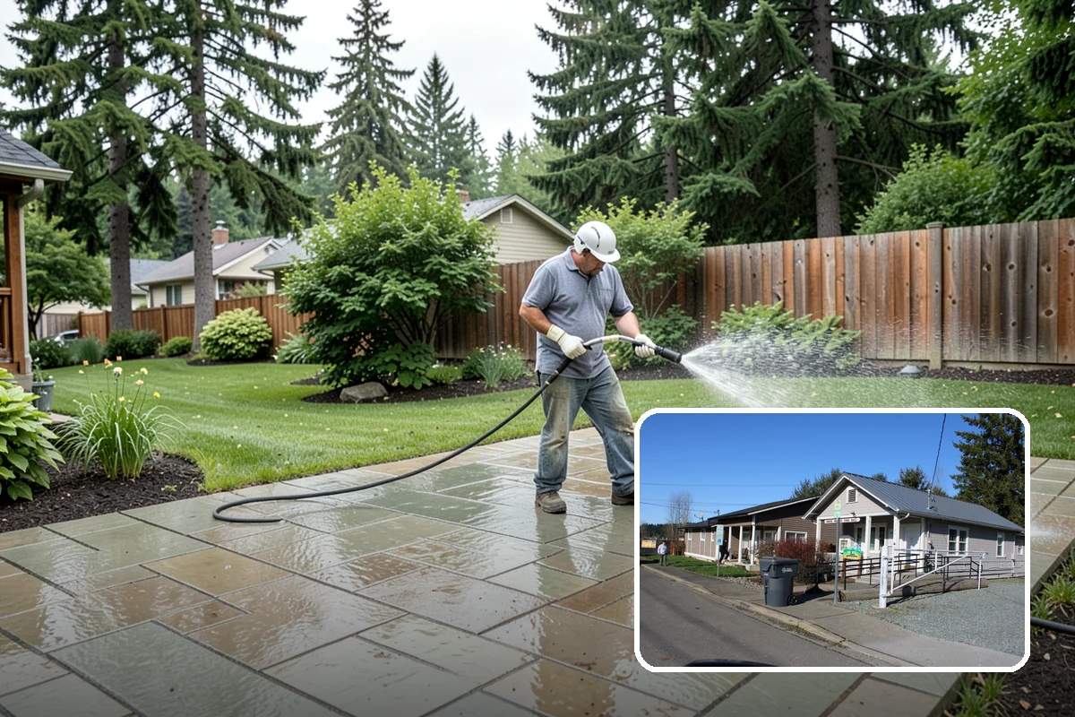 Soft Washing in South Prairie, Pierce County, WA - Cleans without the surface damage high pressure can cause