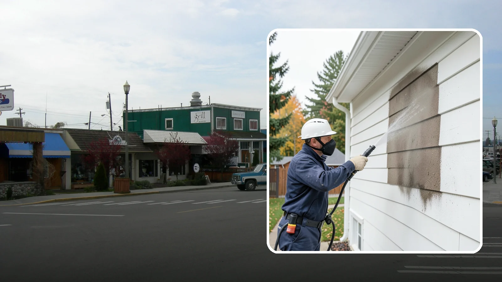 Soft Washing in Stanwood, Snohomish County, WA - Soft washing cleans delicate exterior surfaces with low pressure and specialized solutions rather than the force of a pressure...