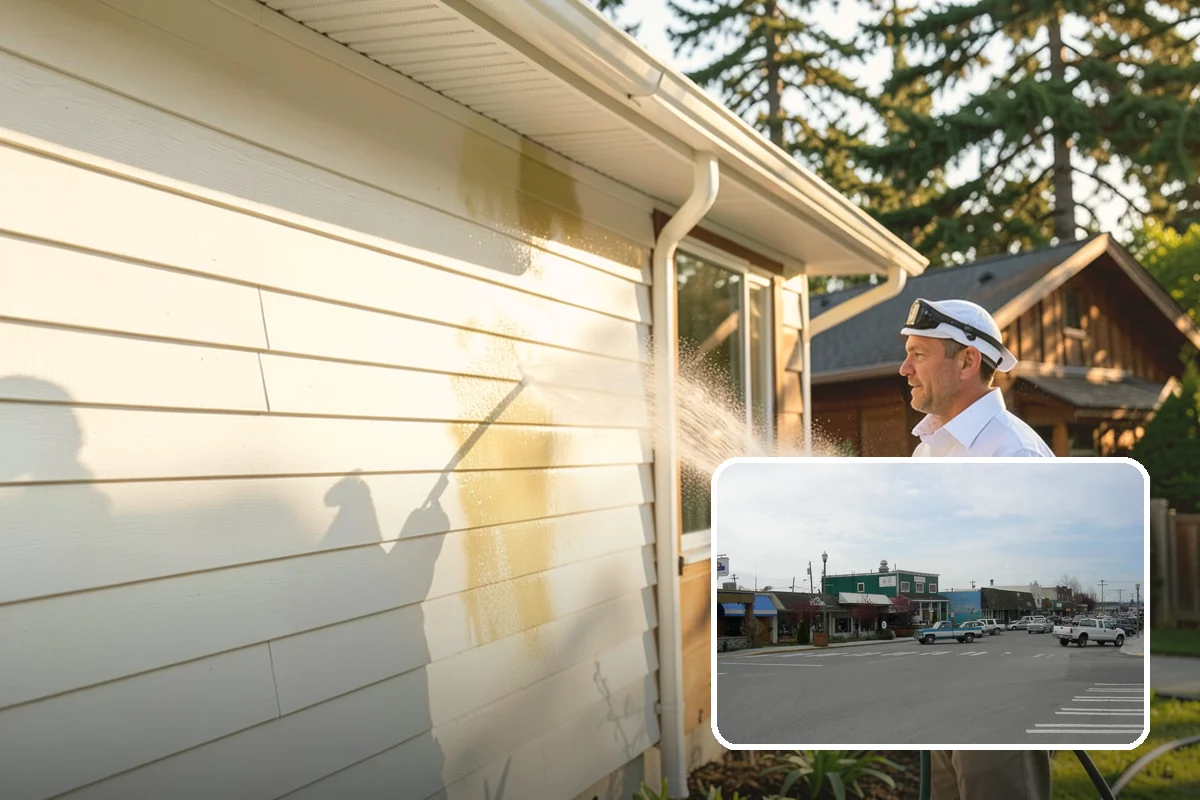 Soft Washing in Stanwood, Snohomish County, WA - Cleans without the surface damage high pressure can cause