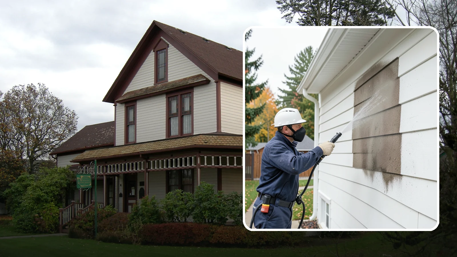 Soft Washing in Sumner, Pierce County, WA - Soft washing cleans delicate exterior surfaces with low pressure and specialized solutions rather than the force of a pressure...