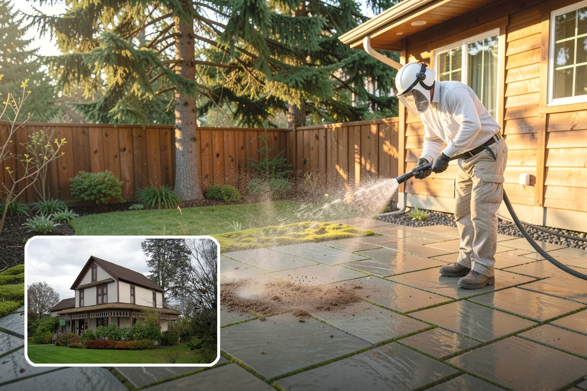 Soft Washing in Sumner, Pierce County, WA - Cleans without the surface damage high pressure can cause
