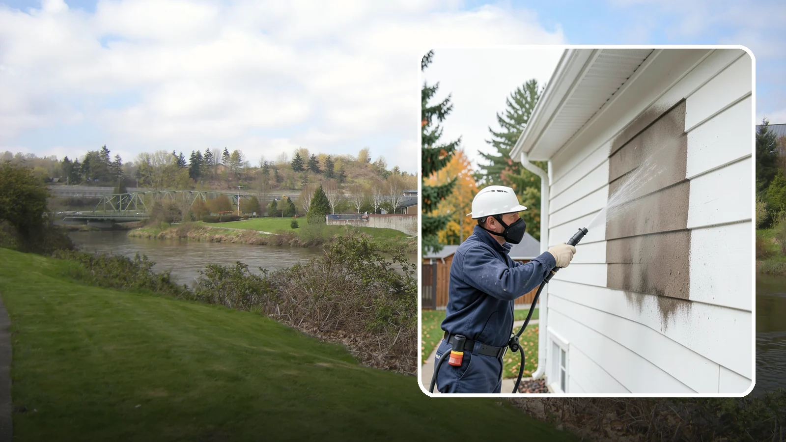 Soft Washing in Tukwila, King County, WA - Soft washing cleans delicate exterior surfaces with low pressure and specialized solutions rather than the force of a pressure...