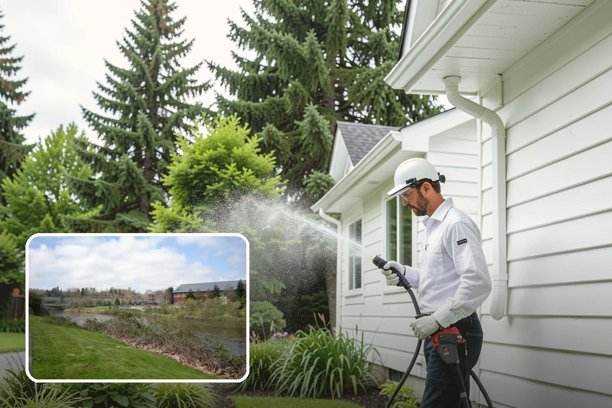 Soft Washing in Tukwila, King County, WA - Cleans without the surface damage high pressure can cause
