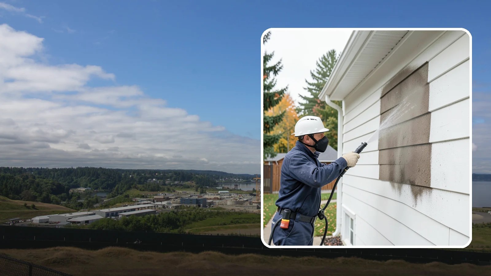 Soft Washing in University Place, Pierce County, WA - Soft washing cleans delicate exterior surfaces with low pressure and specialized solutions rather than the force of a pressure...