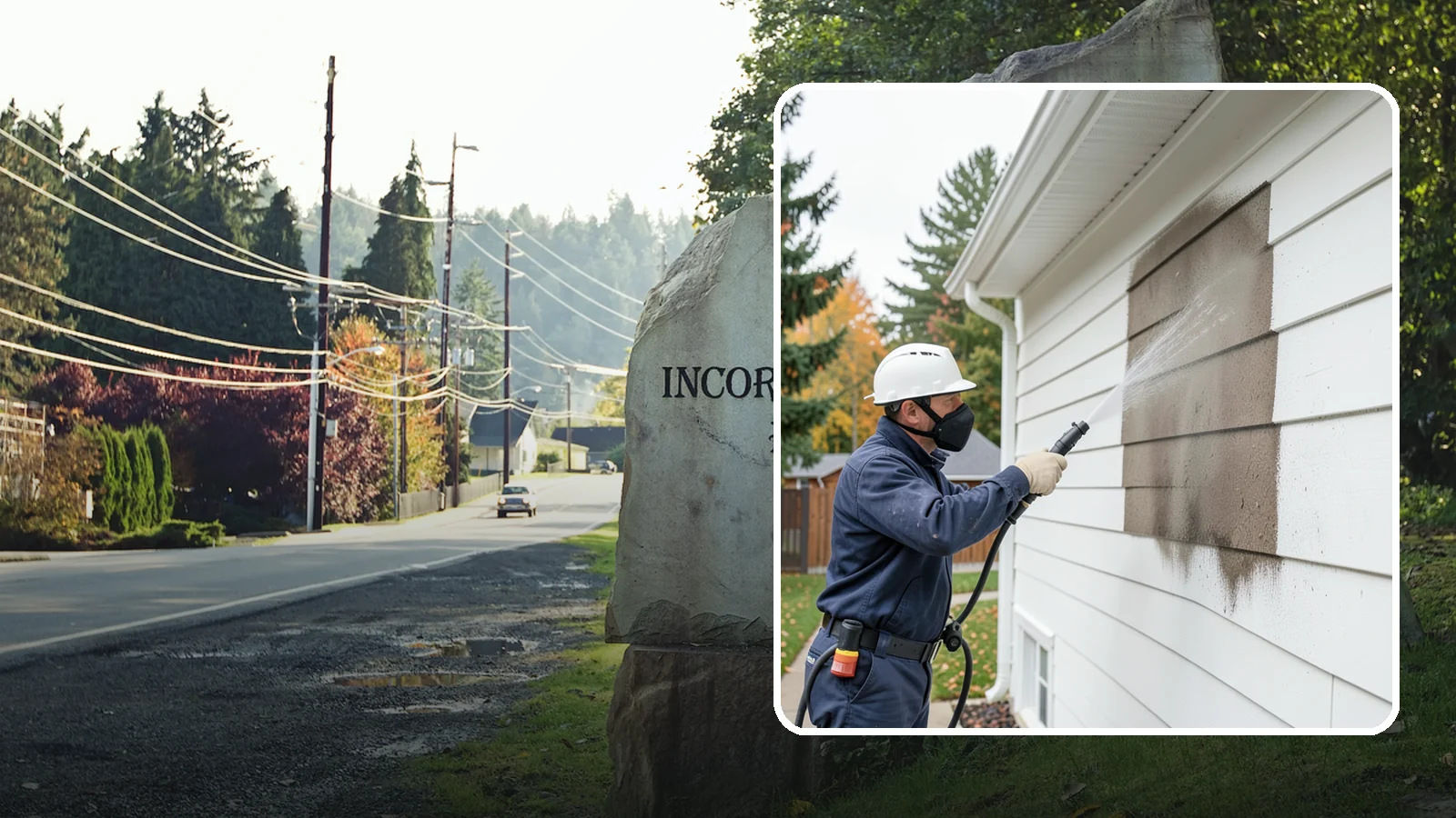 Soft Washing in Wilkeson, Pierce County, WA - Soft washing cleans delicate exterior surfaces with low pressure and specialized solutions rather than the force of a pressure...