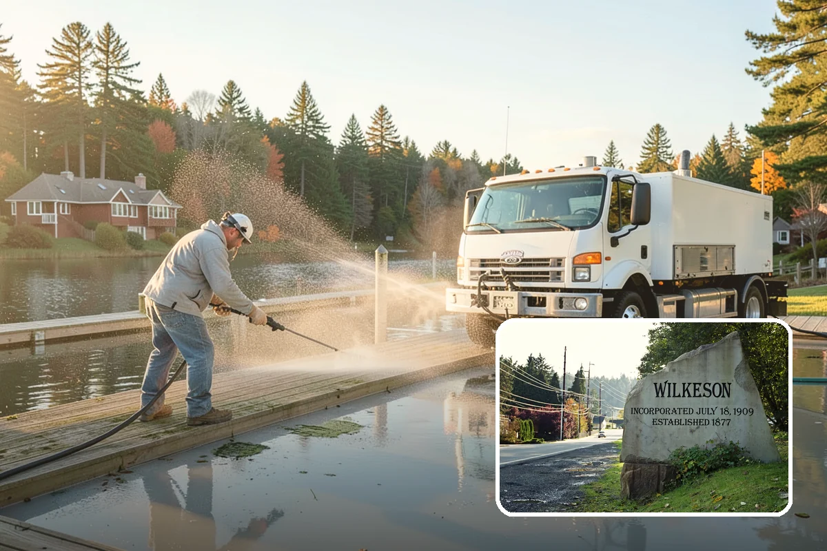 Soft Washing in Wilkeson, Pierce County, WA - Cleans without the surface damage high pressure can cause