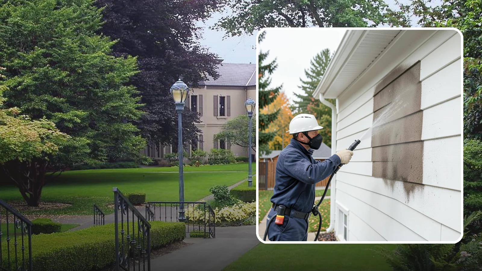 Soft Washing in Woodinville, King County, WA - Soft washing cleans delicate exterior surfaces with low pressure and specialized solutions rather than the force of a pressure...