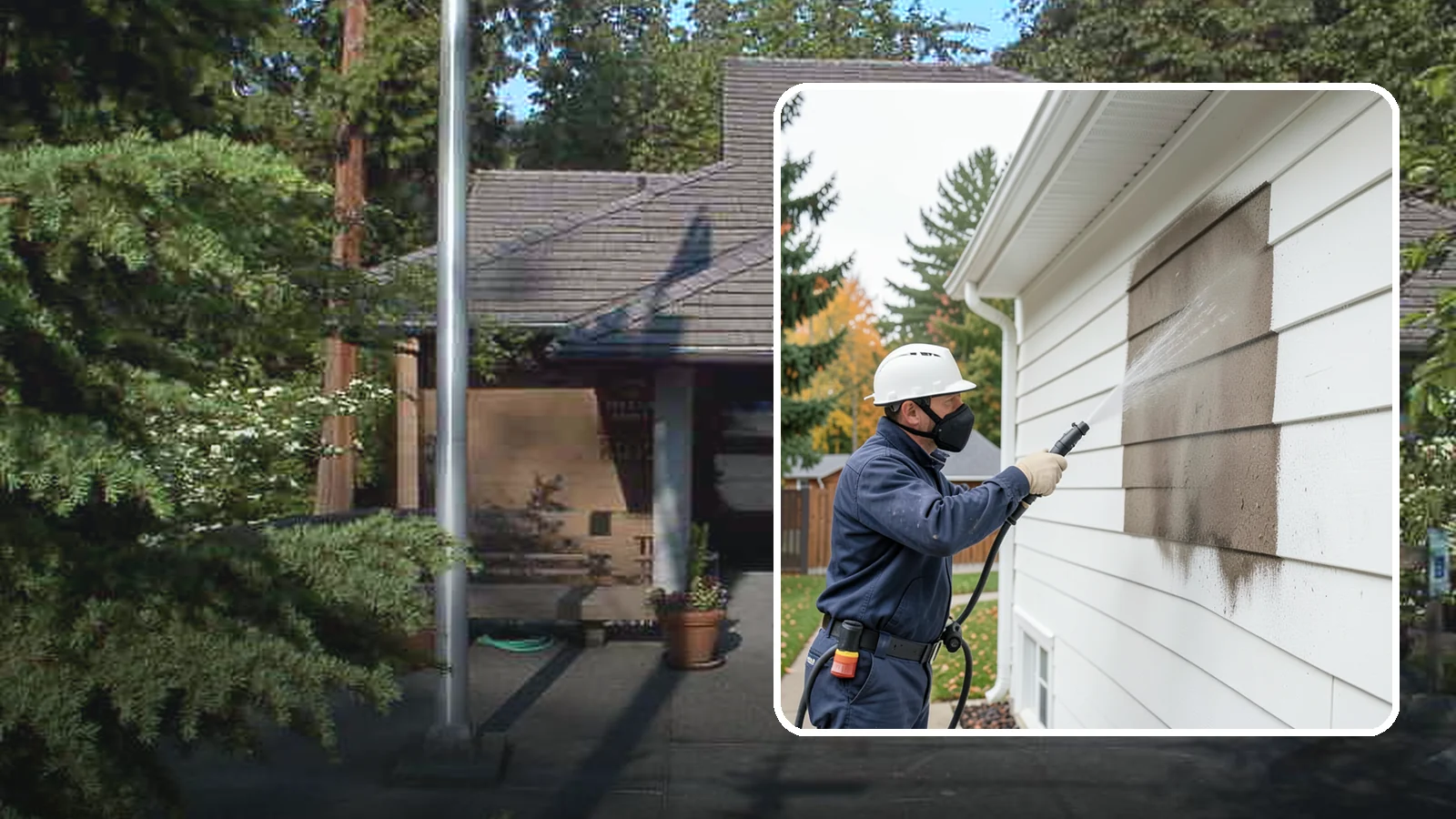 Soft Washing in Yarrow Point, King County, WA - Soft washing cleans delicate exterior surfaces with low pressure and specialized solutions rather than the force of a pressure...