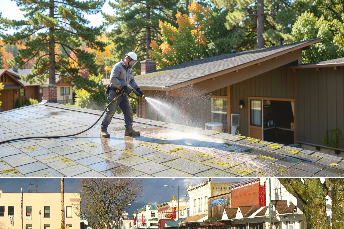 Solar Panel Cleaning in Arlington, Snohomish County, WA - Panels benefit most from cleaning in late spring after pollen season and again in fall once moss growth accelerates.