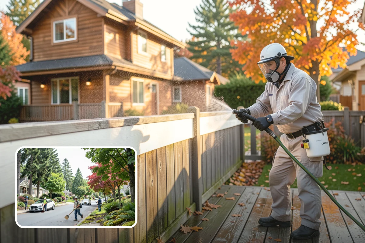 Solar Panel Cleaning in Beaux Arts Village, King County, WA - Restores energy output lost to buildup