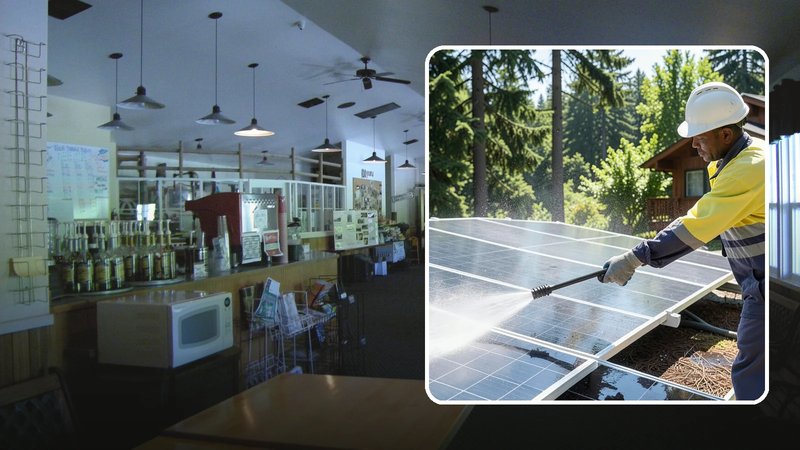 Solar Panel Cleaning in Black Diamond, King County, WA - We clean solar panels in Washington to clear moss, pollen, and grime that block sunlight and cut output.
