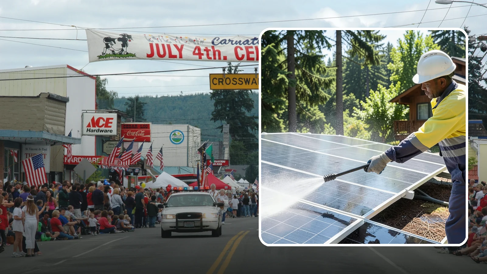 Solar Panel Cleaning in Carnation, King County, WA - We clean solar panels in Washington to clear moss, pollen, and grime that block sunlight and cut output.