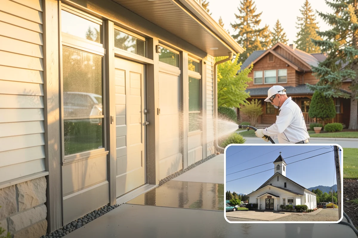 Solar Panel Cleaning in Concrete, Skagit County, WA - Restores energy output lost to buildup